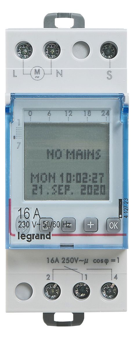 Legrand 412723 AlphaRex³ D21 ASTRO BLE 230VAC digital Astroschaltuhr 1-Kanal