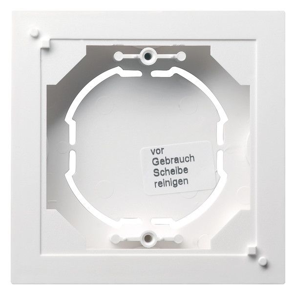 GIRA 021903 AP-Gehäuse 1fach flach Standard 55 Reinweiß glänzend