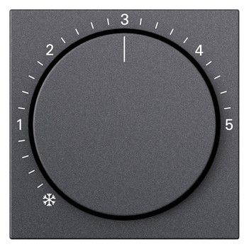 GIRA 270628 Abdeckung Raumtemperatur- regler System 55 Anthrazit