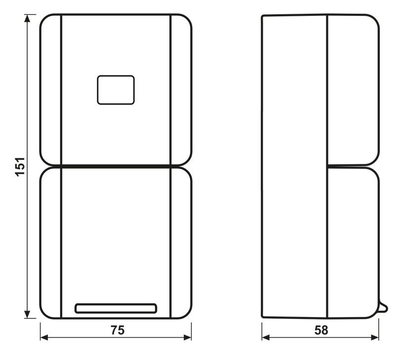Jung 871W AP/WG SCHUKO Steckdose m.Taster Schließer 1polig WG800