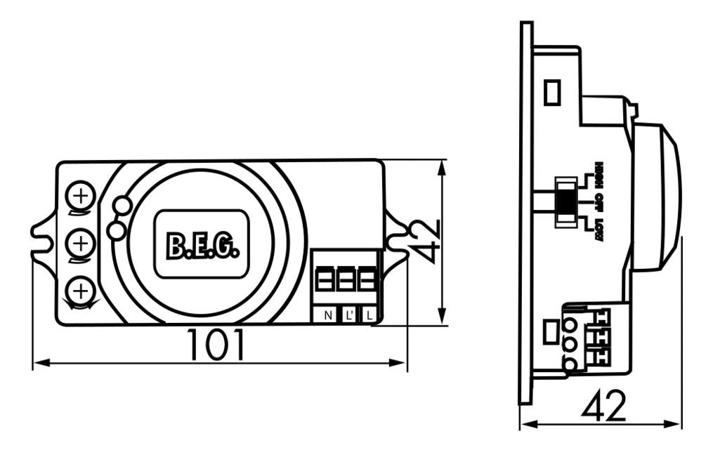 BEG 94401 HF-MD1 weiß