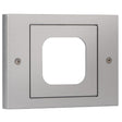 EKEY 203131 Gira xLine cover TX_44 AIG Gira xLine Rahmen TX_44 Aluminiumgrau