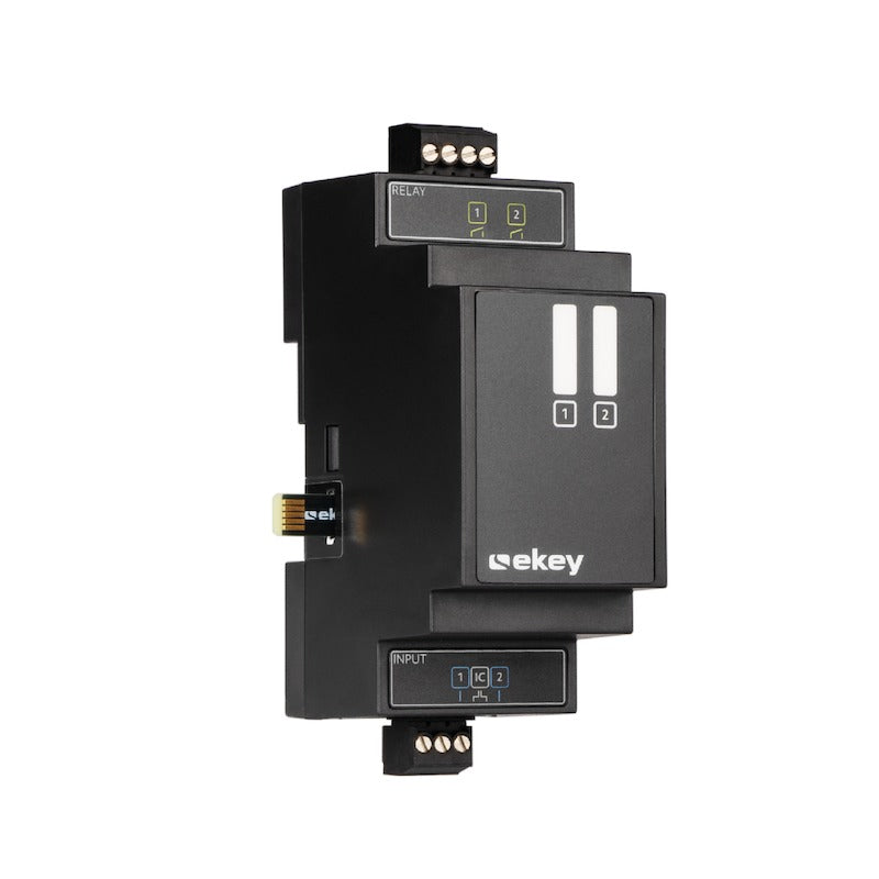 EKEY 203210 ekey controller extension 2 relays 2 inputs DRM ekey Controller-Erweiterungsmodul REG