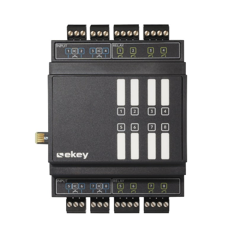 EKEY 203211 ekey controller extension 8 relays 8 inputs DRM ekey Controller-Erweiterungsmodul REG