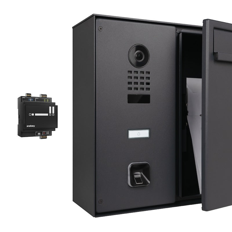 EKEY 204511 HELLO mailbox DoorBird ekey surface-mount. RAL7016 HELLO Briefkasten DoorBird ekey Aufputz RAL 7016