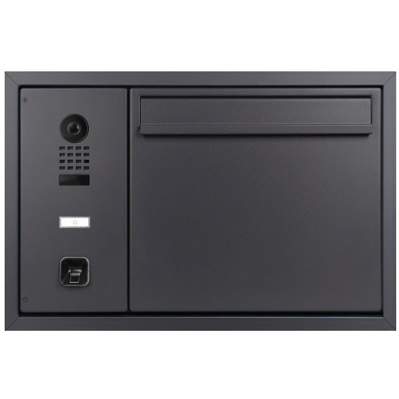 EKEY 204512 HELLO mailbox DoorBird ekey flush-mounted RAL7016 HELLO Briefkasten DoorBird ekey Unterputz RAL7016