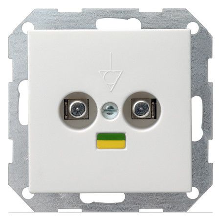 GIRA 040503 Potenzialausgleich-Dose 2fach System 55 Reinweiß glänzend