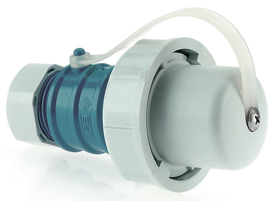 Bals 736 Schuko-Stecker 16A 3p IP67 blau blau RAL 5015