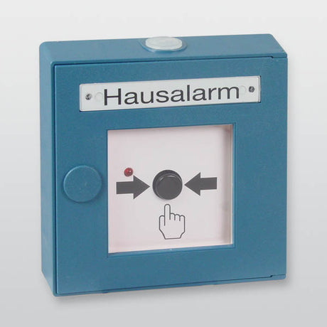 Handfeuermelder blau ABS