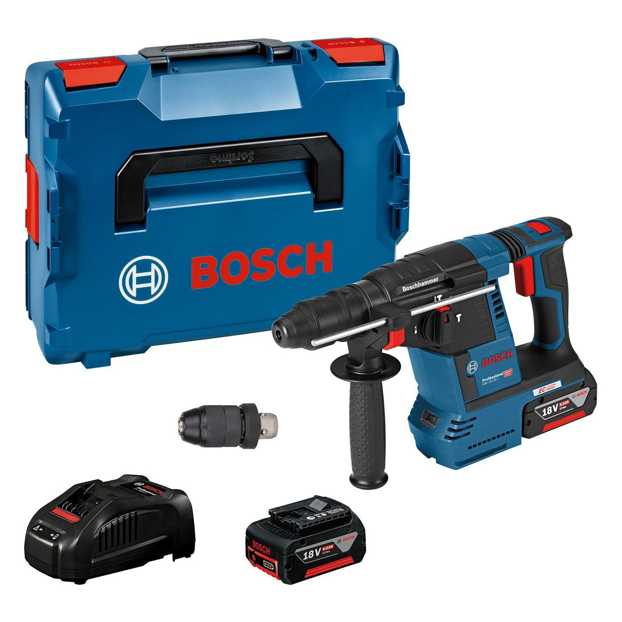 Bosch 0611910002 GBH 18 V-26 F 2x6,0Ah