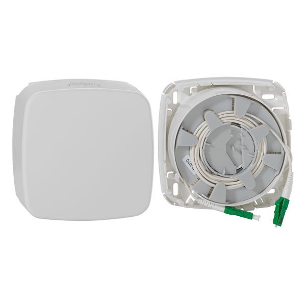 Rutenbeck FTTH-Verlängerungsset LC OS2 Reinweiß (ähnlich RAL 9010)