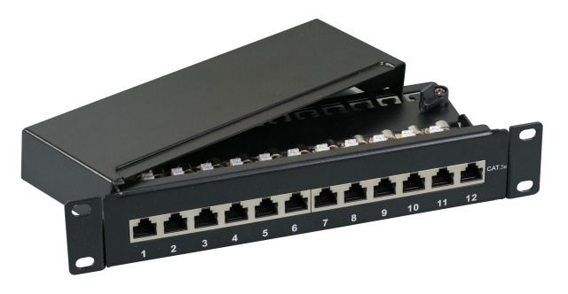 EFB 37736.12 Mini Patchpanel 12xRJ45 C6