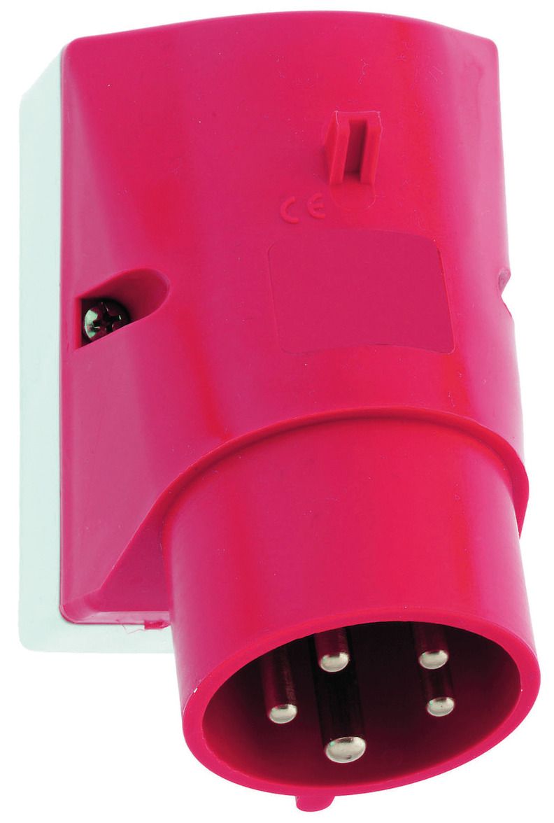 Bals 2415 Wandgerätestecker 16A 5p 400V rot