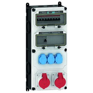 Bals 89107 VARIABOX-XL IP44 3xSteckd. Grau RAL 7035, Schwarz RAL 9017