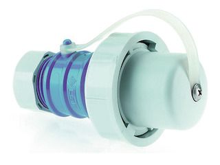 Bals 736 Schuko-Stecker 16A 3p IP67 blau blau RAL 5015