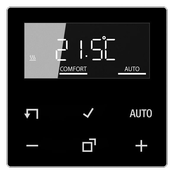 Jung BTA1791SW JUNG HOME Raumthermostat-Display