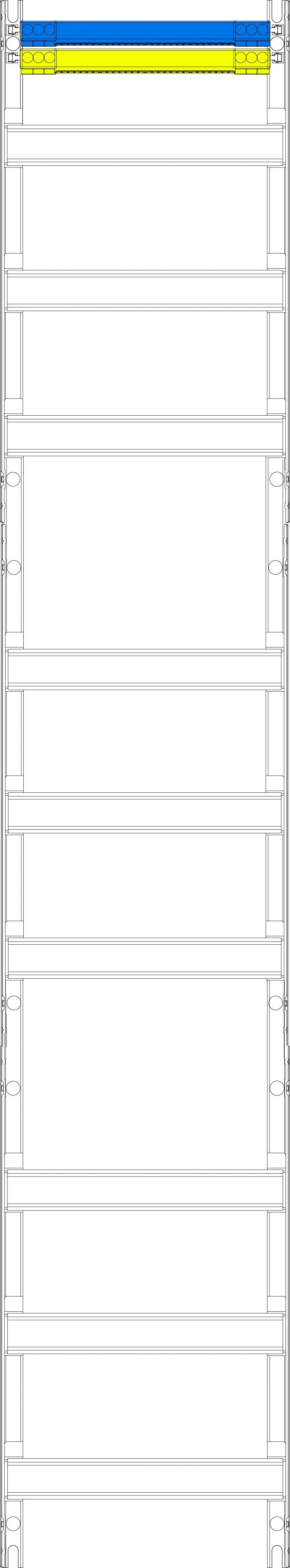 f-tronic V19 Verteilerfeld 1-feldrig