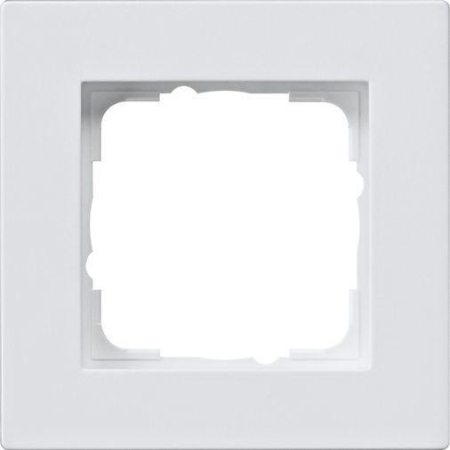 GIRA 0211295 Abdeckrahmen 1fach flach E2 Reinweiß glänzend