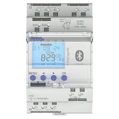 Theben TR 642 top3 BLE RC Digitale Zeitschaltuhr Jahresprogramm 6420330