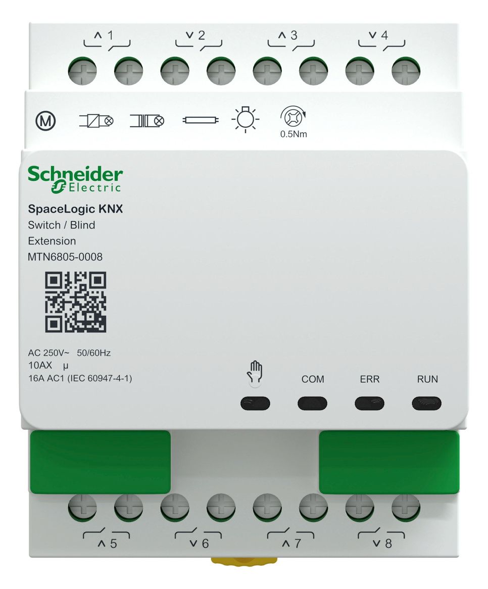 Schneider MTN6805-0008 SpaceLogic KNX Erweiterung Schalter/Jalousie