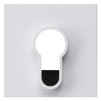 GIRA 866403 Abdeckung Schlüsselschalter /-taster o.Aufdr. System 55 Reinweiß gl.