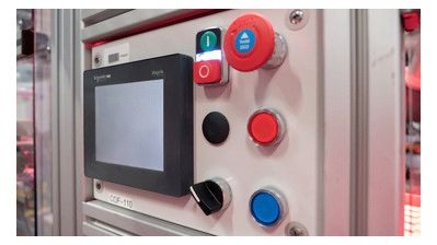 Schneider XD4PA24 Joystick 4Richtungen m.Rückzug Nullst. Hebel 54mm D22 Metall