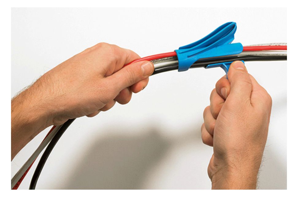 Hellermann HWPP16L2-PP-GY 2m Kabelbündel Grau