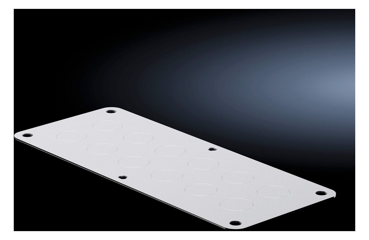 Rittal SZ 1581200 Metall-Flanschplatte