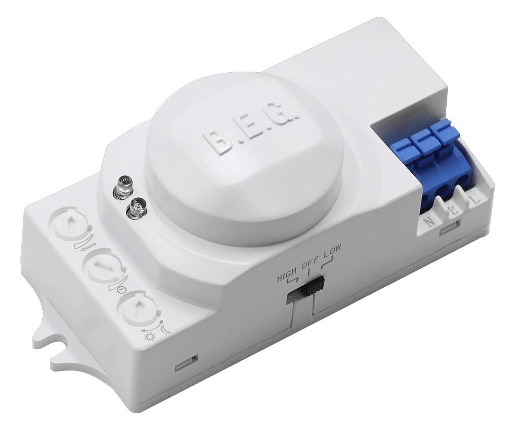 BEG 94401 HF-MD1 weiß Hochfrequenz-Bewegungsmelder