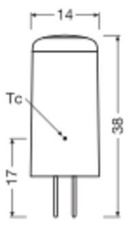Ledvance LED PIN 12 V DIM P 2W 827 Clear G4 Dimmbare 12 V-Niedervolt-LED-Lampen