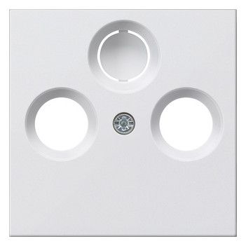 GIRA 086927 Abdeckung Koaxial-Antennen- steckdose System 55 Reinweiß seidenmatt