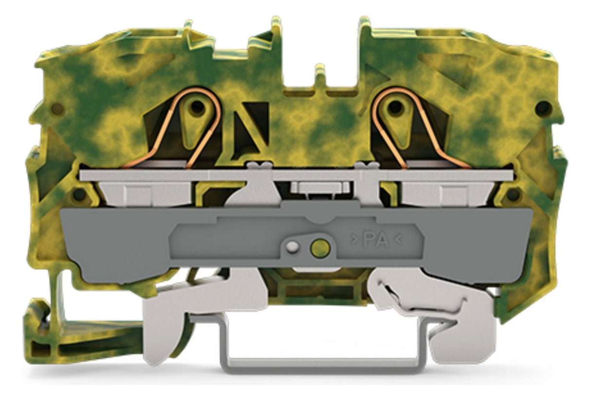 WAGO 2010-1207 2-Leiter-Schutzleiterk- grün-gelb