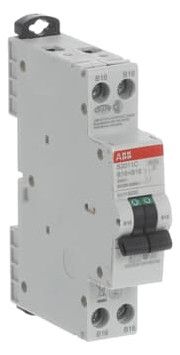 ABB S2011C-B16 Sicherungsautomat B-char. ,6kA 16A 1P+1P 1M 2CDS251281R0165
