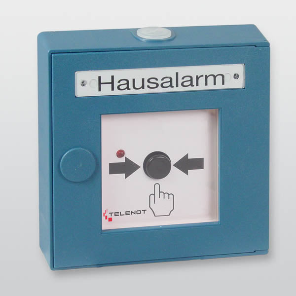 Handfeuermelder blau ABS
