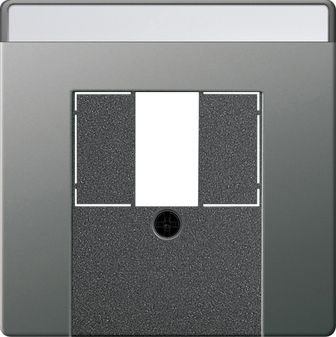 GIRA 0876600 Abdeckung+BSF TAE USB System 55 Edelstahl
