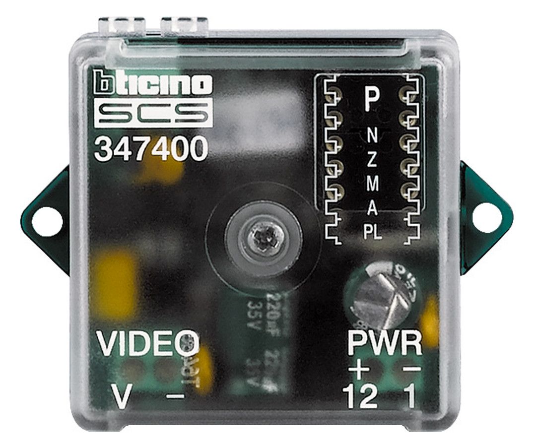 BTicino 347400 Kamera Interface Koax 2-Draht f.ext.Videokameras