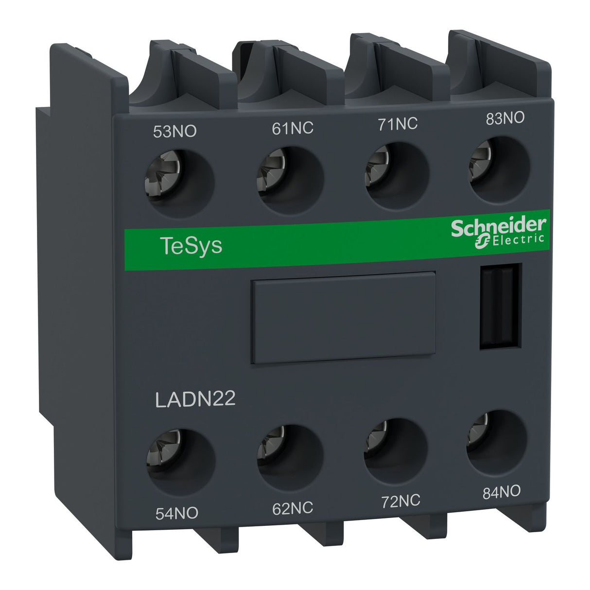 Schneider LADN22 Hilfsschalterblock 2S2Ö unverzögert frontseitig Schraub.