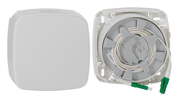 Rutenbeck FTTH-Verlängerungsset LC OS2 Reinweiß (ähnlich RAL 9010)