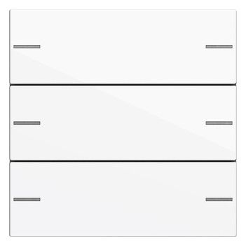 GIRA 575303 Wippenset 3fach Tastsensor4 System 55 Reinweiß glänzend