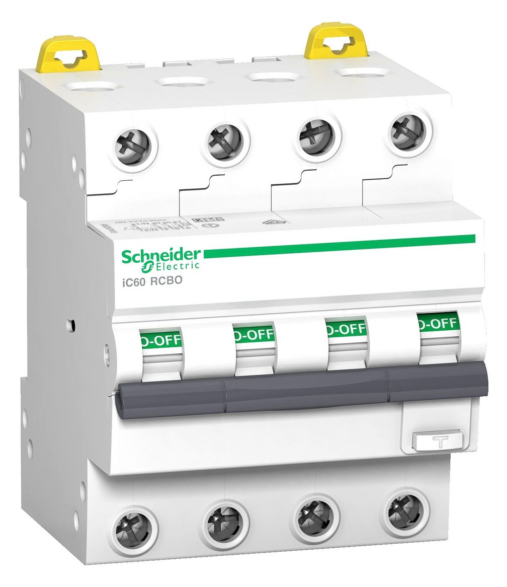 Schneider A9D97416 FI/LS-Schalter iC60N, 4P,16A,B-Char.30mA,Typ A SI,6kA