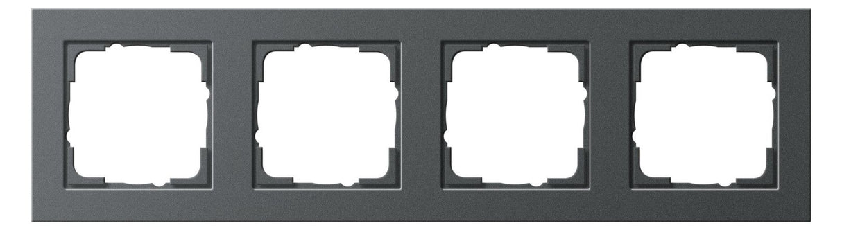 GIRA 021423 Abdeckrahmen 4fach E2 Anthrazit