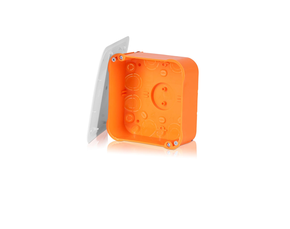 f-tronic E116 HW Abzweigkasten 104x104mm orange