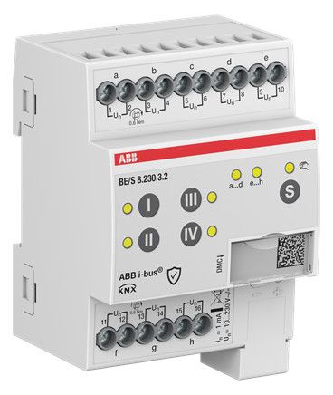 ABB BE/S8.230.3.2 Binäreingang 8fach 10-230 V, REG 2CDG110280R0011