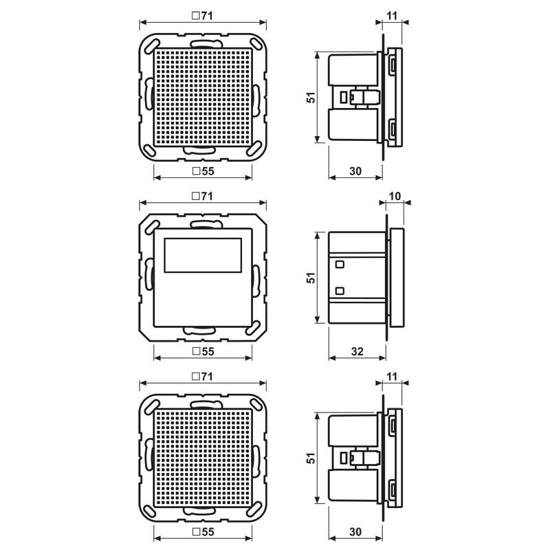Jung DABA2BTWW Smart Radio DAB