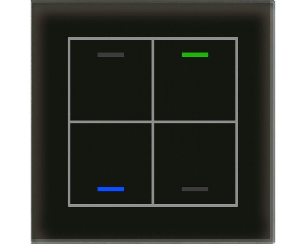 MDT BE-GTL40S.01S Glastaster II Light Schwarz