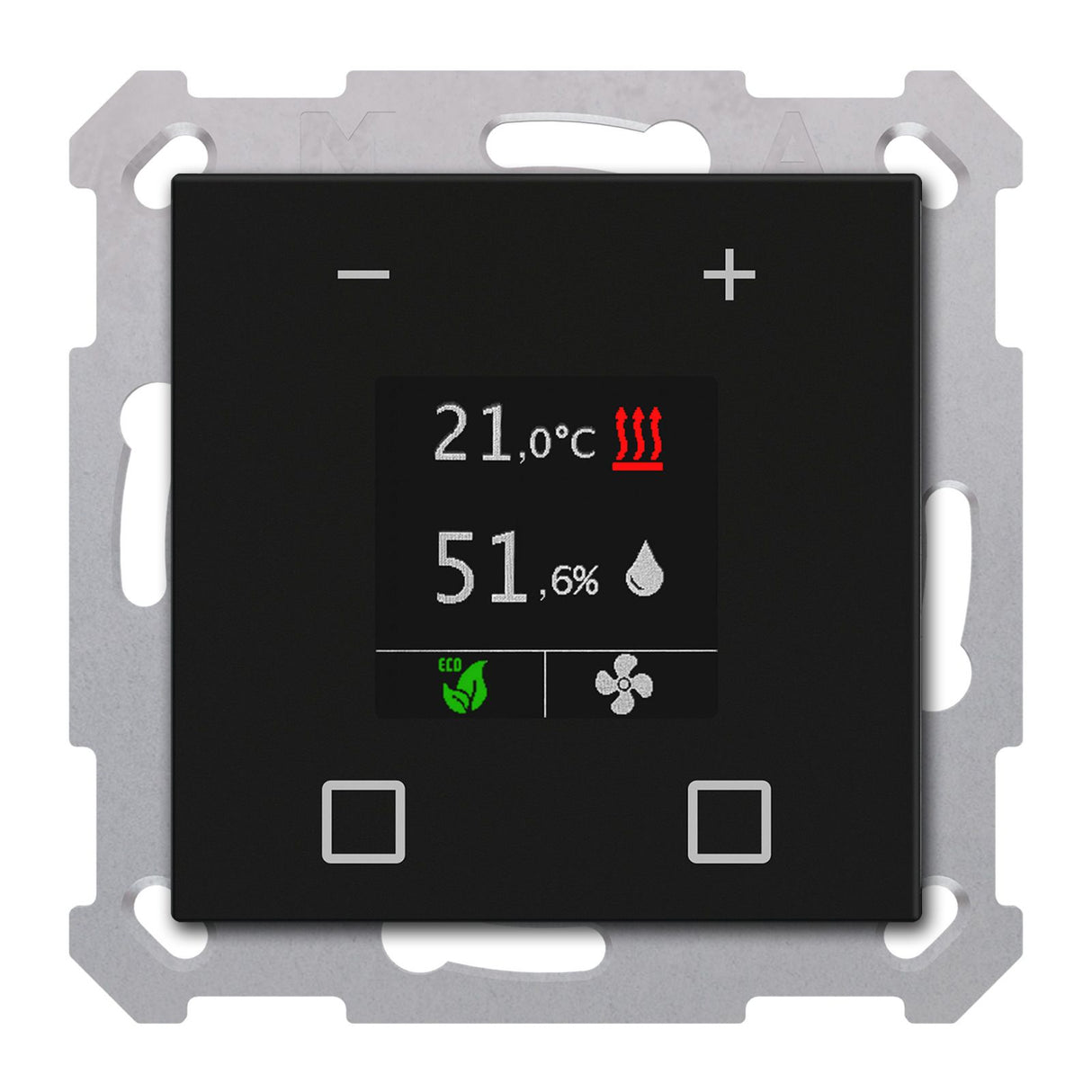 MDT SCN-RTR55S06.01 Raumtemperaturregler Smart 55 Schwarz matt