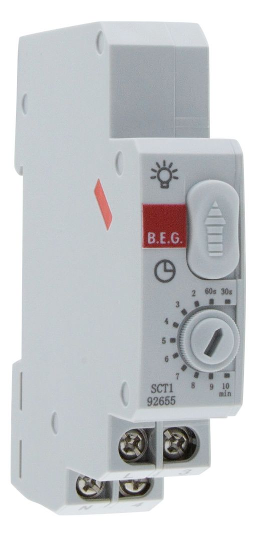 BEG 92655 SCT1 grau Treppenlichtautomat grau