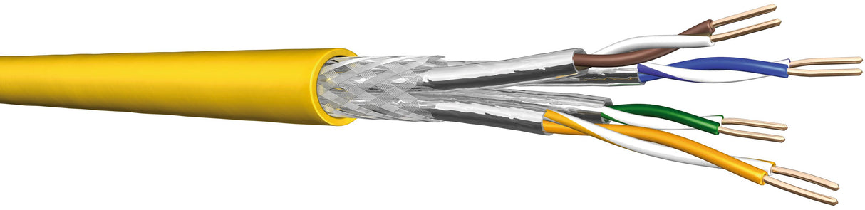 YELLONET 1000 4x2xAWG23/1 Cat.7 500 gelb