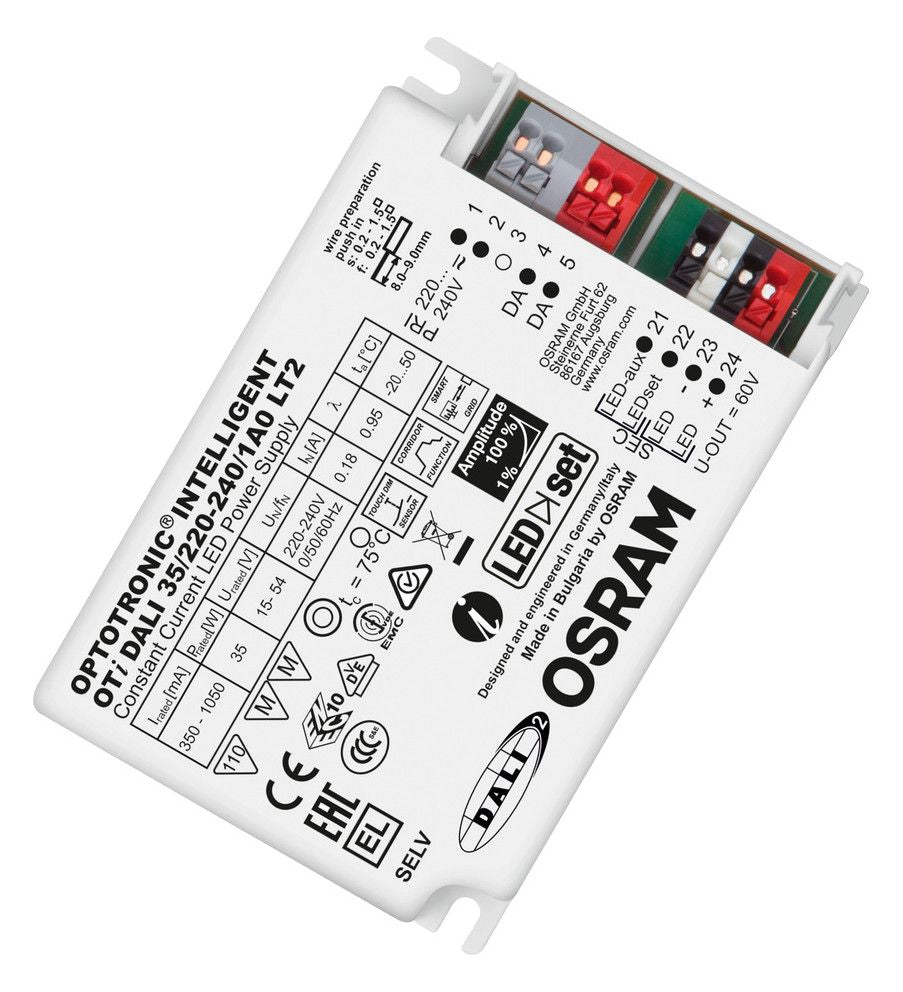 Osram OTi DALI 35/220…240/1A0 LT2 Kompakter Konstantstrom-LED-Treiber