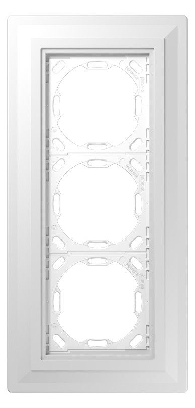 Jung PA983G125-0 Gips-Einputzadapter 3fach 130x272x12,5mm wandbündige Montage